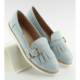 Mocasines azules de mujer 1