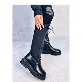 Botas con parte superior flexible Negro 2
