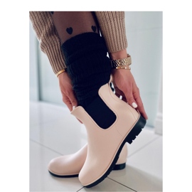 Botas Chelsea de mujer beige 2