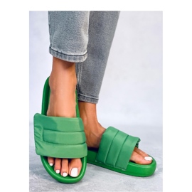 Chanclas nailon verde 2