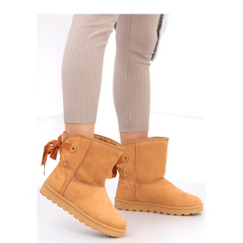 Botas de nieve Emus con lazos Stella Camel - Inello marrón 3