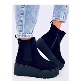 Botas Chelsea Ronda plataforma negro - Inello 3