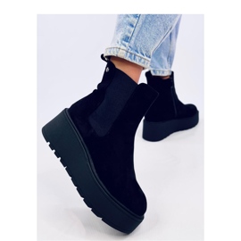 Botas Chelsea Ronda plataforma negro - Inello 4