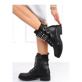 Botas Ziku negras con tachuelas - Inello negro 2