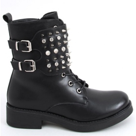 Botas Ziku negras con tachuelas - Inello negro 4