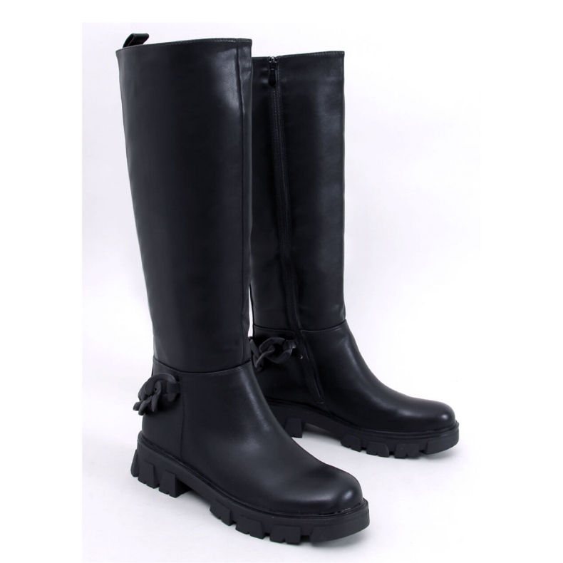 Botas de mujer con cadena Guest Negro - Inello 1