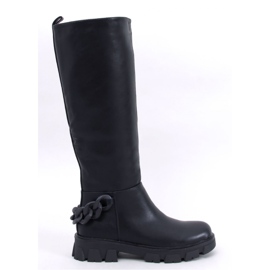 Botas de mujer con cadena Guest Negro - Inello 2