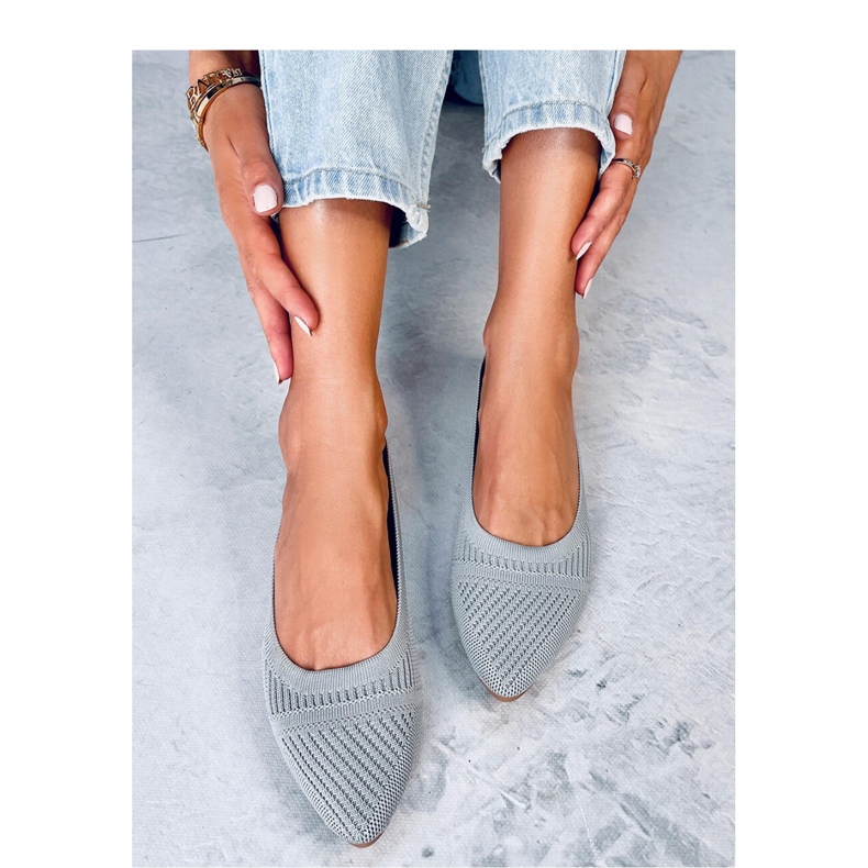 Bailarinas tejidas grises 1