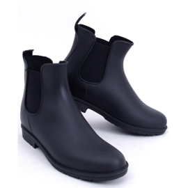 Chanclas de mujer Botas Chelsea Negro 1