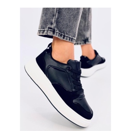 Restante Deportivas suela alta negras - Inello negro 2