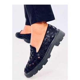 Mocasines negros calados 1