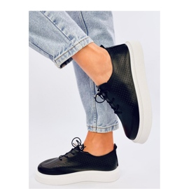 Zapatillas negras caladas negro 2