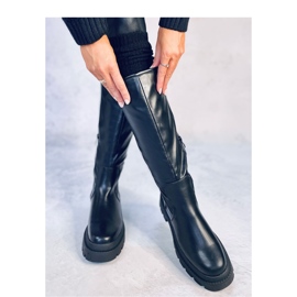 Dillard Black - Botas Inello con suela gruesa negro 3