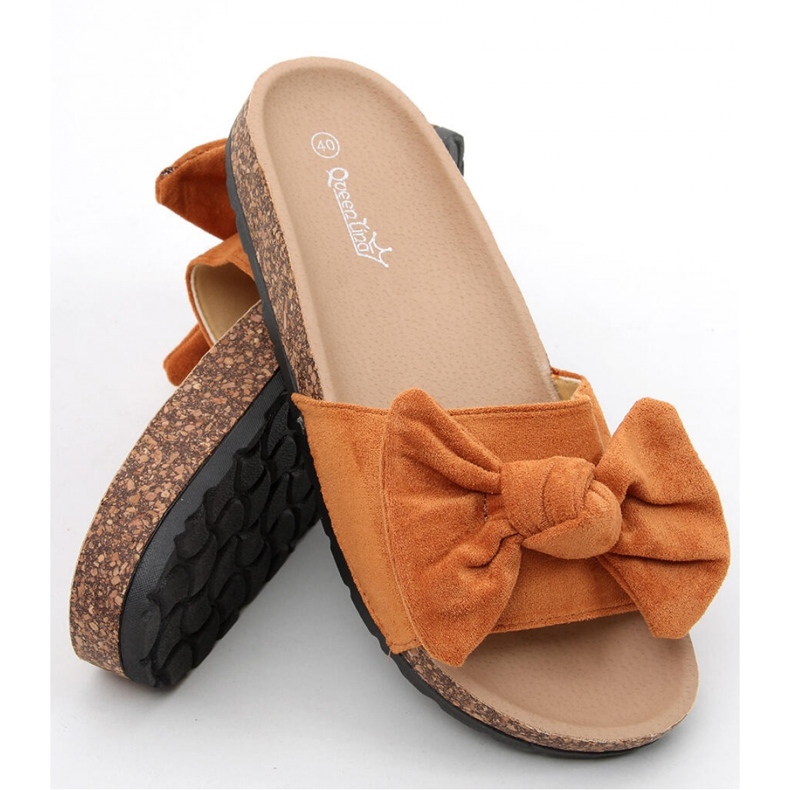 Sandalia chanclas Kiara Camel corcho - Inello marrón 1