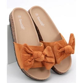 Sandalia chanclas Kiara Camel corcho - Inello marrón 4