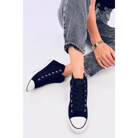Zapatillas altas caladas Negro 3