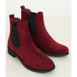 Botas Chelsea Clásicas Burdeos Mujer MR-9 Wine - Inello rojo 4