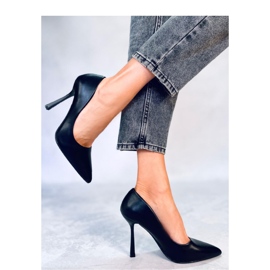 Tacones negros clásicos de mujer 3