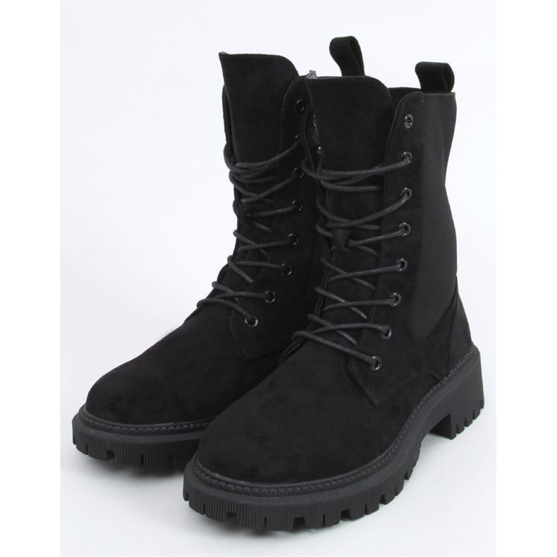 Botas militares con parte superior tipo calcetín Nevada Negro - Inello 1