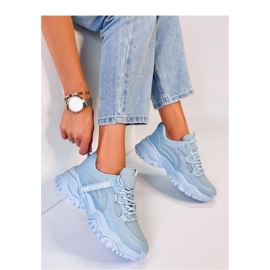 Bains Zapatillas cuña azul - Inello 4