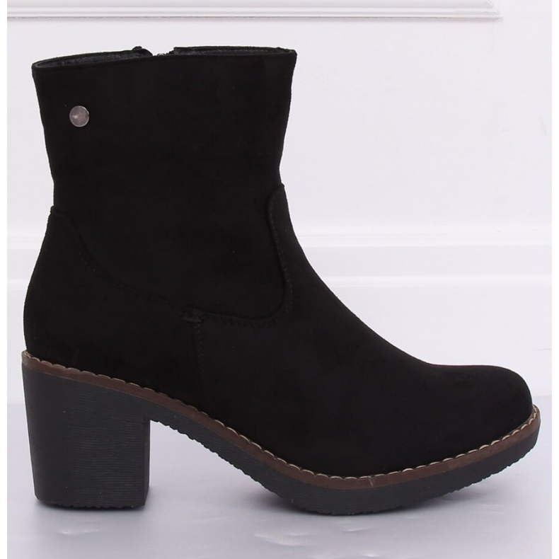 Botas Tacón Goma Negras 8B852 Negro - Inello 1