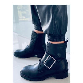 Botines Billy negros con cordones - Inello 3