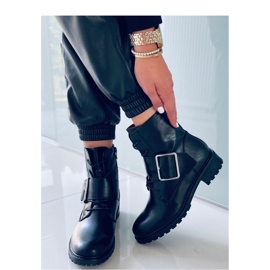 Botines Billy negros con cordones - Inello 4
