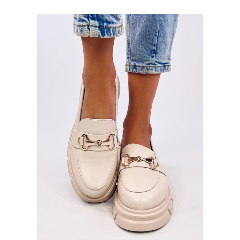 Kyress Mocasines suela alta beige - Inello 2