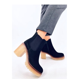 Botas con tacón ancho y protector Mattis Black - Inello negro 3