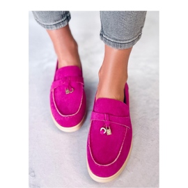Seastar Mocasines de ante de mujer rosa 1