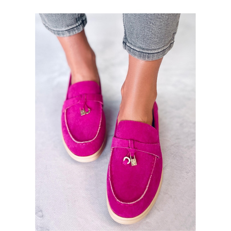 Seastar Mocasines de ante de mujer rosa 1