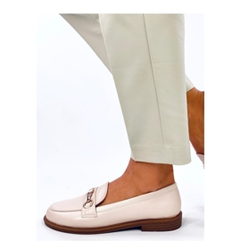 Seastar Mocasines de mujer con ositos de piel flor beige 3