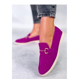 Mocasines mujer Fucsia rosado 2