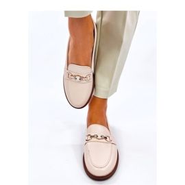 Seastar Mocasines de mujer con ositos de piel flor beige 4