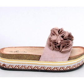 Sandalia Chanclas con suela gruesa y colorida Raven Beige - Inello 1