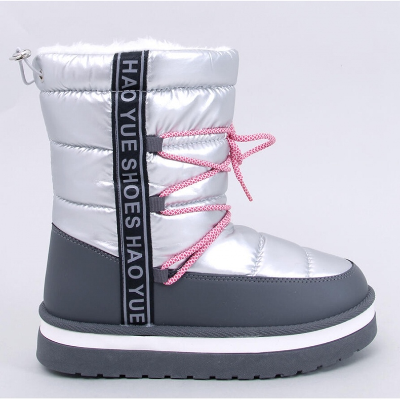 Botas de nieve mujer Archie Plata - Inello gris 1