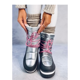 Botas de nieve mujer Archie Plata - Inello gris 3
