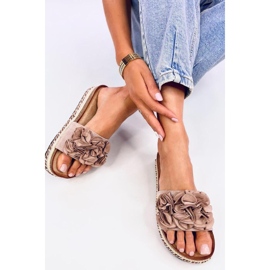 Sandalia Chanclas con suela gruesa y colorida Raven Beige - Inello 4
