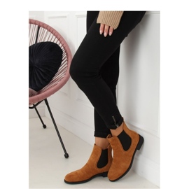 Botas Chelsea clásicas en color camel para mujer marrón 3