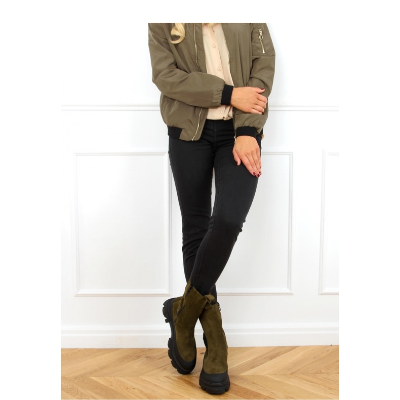 Botas Chelsea altas verdes 1 Botas Chelsea altas verdes 1