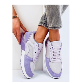 Zapatillas de mujer violeta claro. 1
