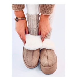 Zapatillas de nieve con plataforma Allod Caqui - Inello beige 3