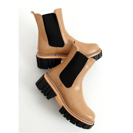 Botas Chelsea de mujer Bella LT.KHAKI - Inello marrón 3
