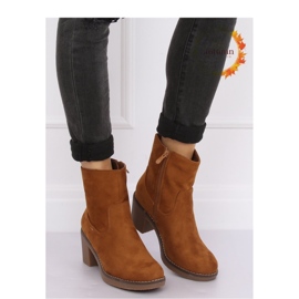 Botas Camel Con Tacones Altos De Goma marrón 2 Botas Camel Con Tacones Altos De Goma marrón 2