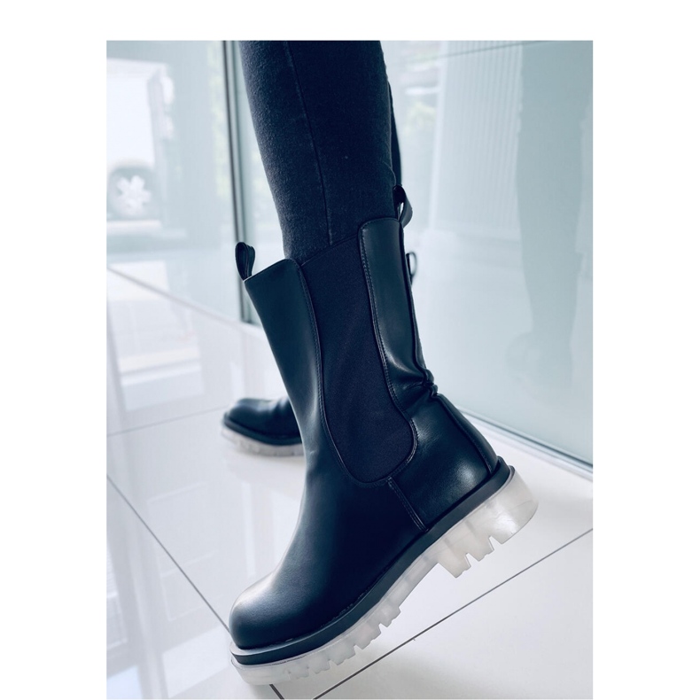 Botines Chelsea Altos Negro 1