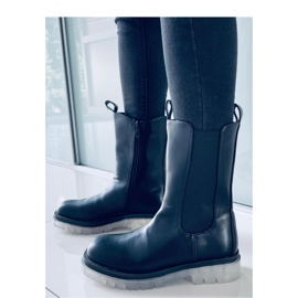 Botines Chelsea Altos Negro 2