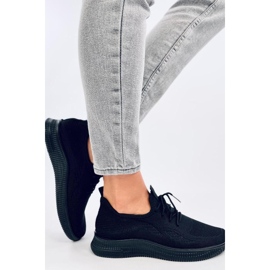 Calzado deportivo tipo calcetín para mujer. negro 4