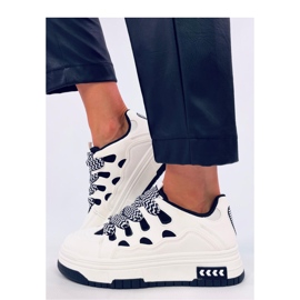 Zapatillas de mujer Allman Negro - Inello blanco 3