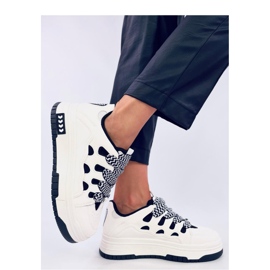Zapatillas de mujer Allman Negro - Inello blanco 4