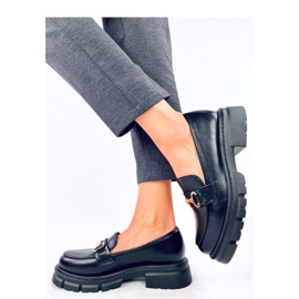 Mocasines Kyress negro suela alta - Inello 3
